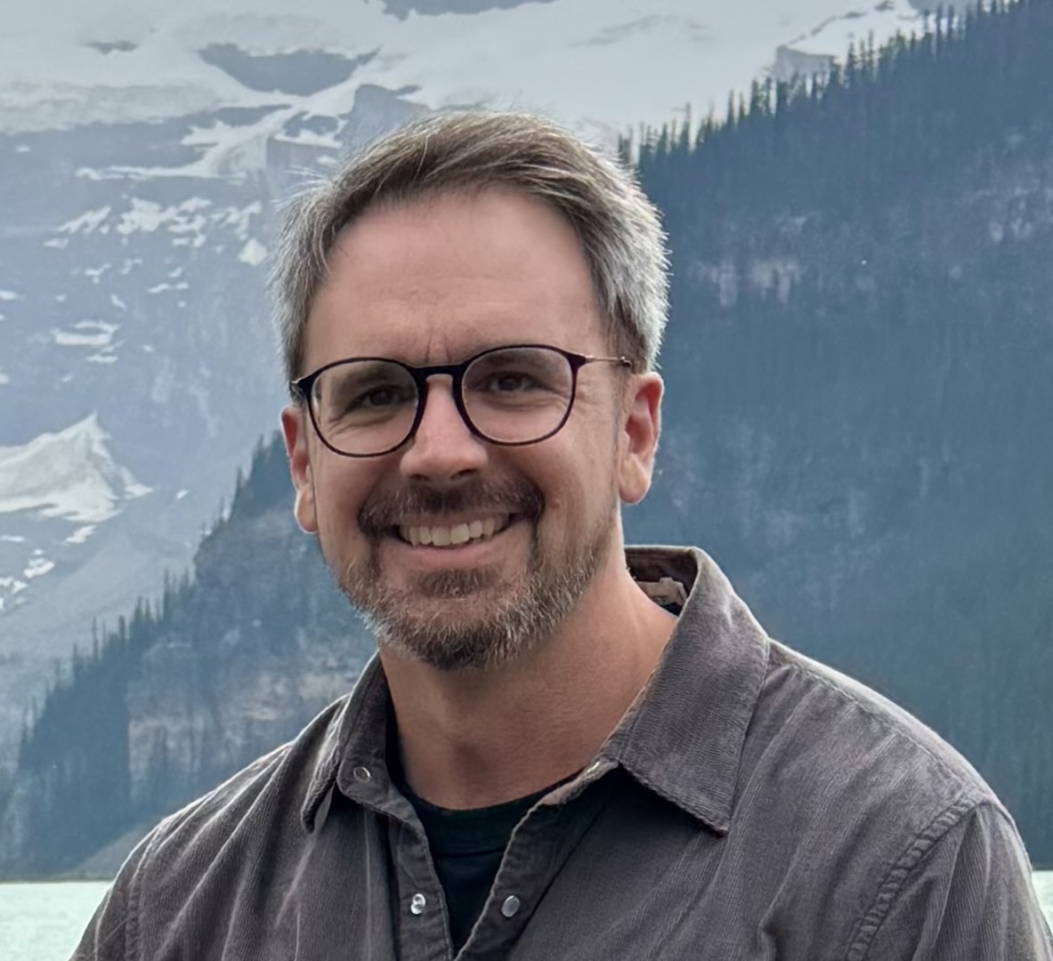 Picture of me at Lake Louise in Banff Park, Canada, June 2025